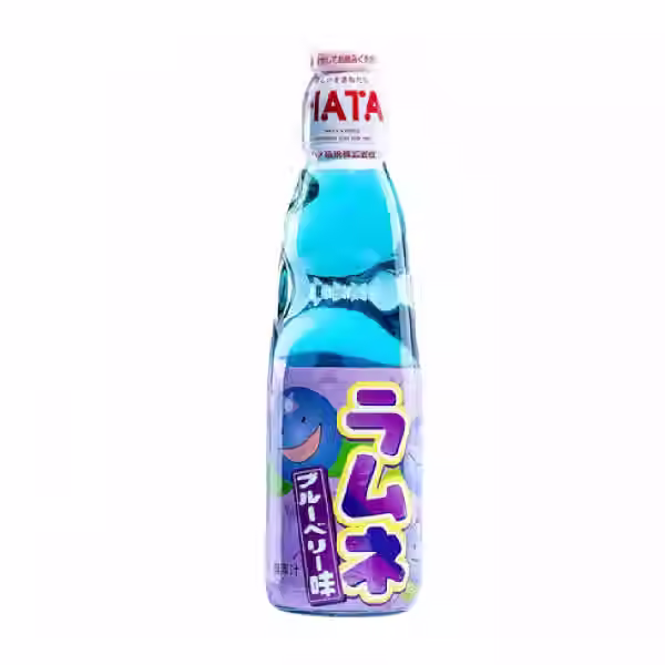 Hata Ramune Sabor Mora Azul 200ml