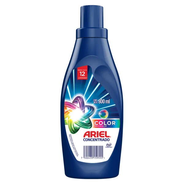 Detergente Ariel Concentrado Revitacolor 800ml