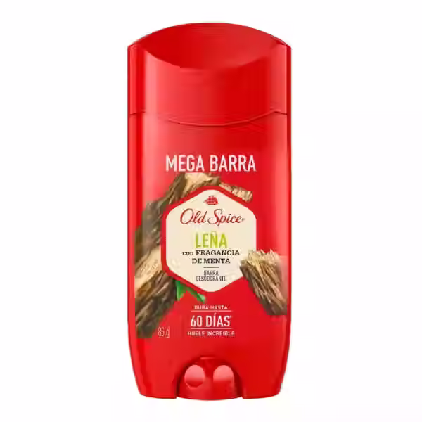 Antitranspirante Mega Barra Old Spice Caballero Leña 85g