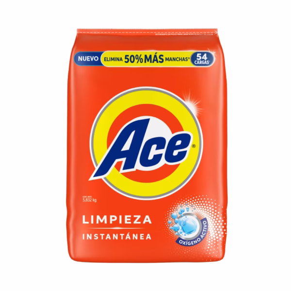 Ace Limpieza Instantánea 5.832Kg 54 Cargas