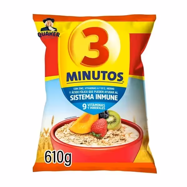 Avena 3 minutos Bolsa 610g