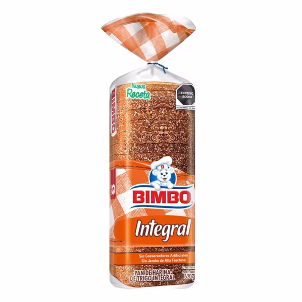 Pan Integral Bimbo 620g