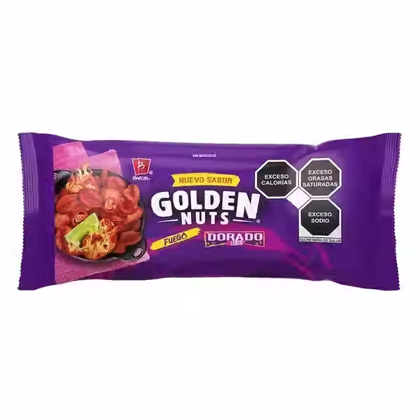 Golden Nuts Enchilados Sabor Limón 78g