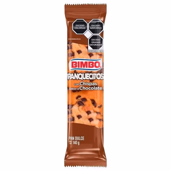 Panquecitos Con Chispas De Chocolate 140g