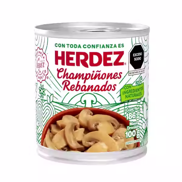 Champiñones Rebanados Herdez 186g