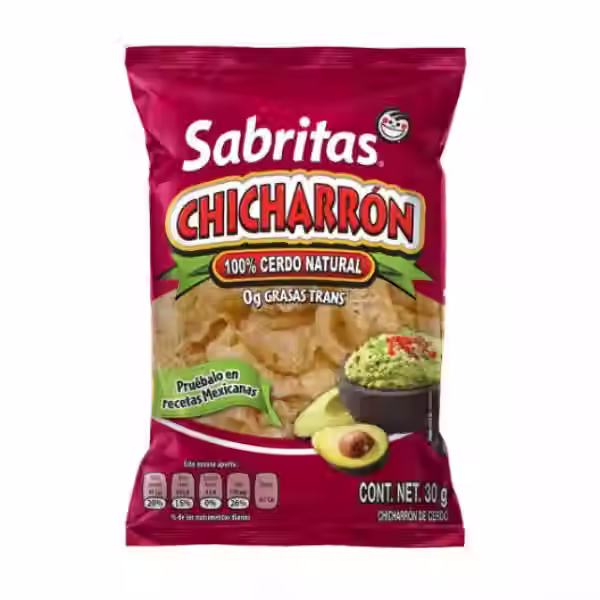 Sabritas Chicharron 100% Cerdo Natural 30g