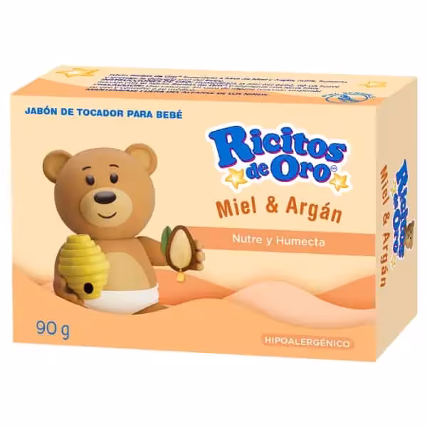 Jabón Ricitos de Oro Miel y Argán 90g