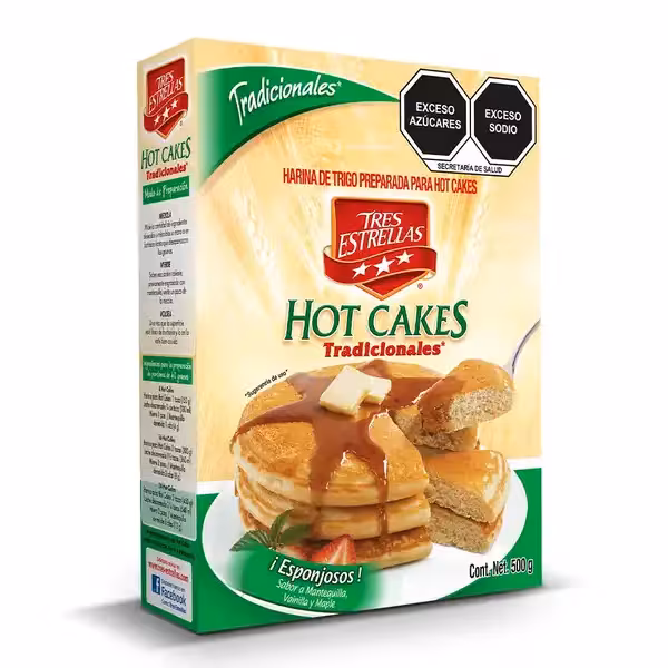 Hot Cakes Tres Estrellas 500g
