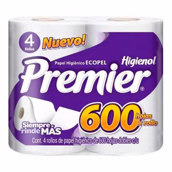 Papel Higienico Premier 600h 4p