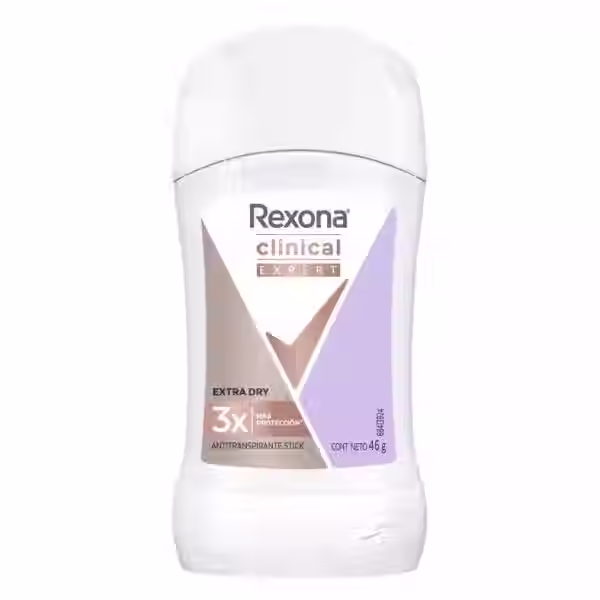 Antitranspirante en Barra Rexona Clinical Extra Dry 46g